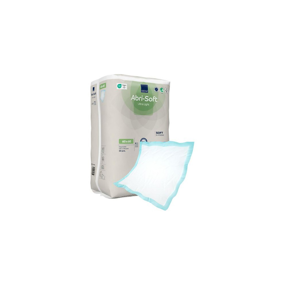 Produktbild för Inkoskydd Abri-Soft U-Light 60x60 60/fp