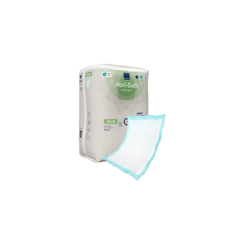 Produktbild för Inkoskydd Abri-Soft U-Light 60x40 60/fp