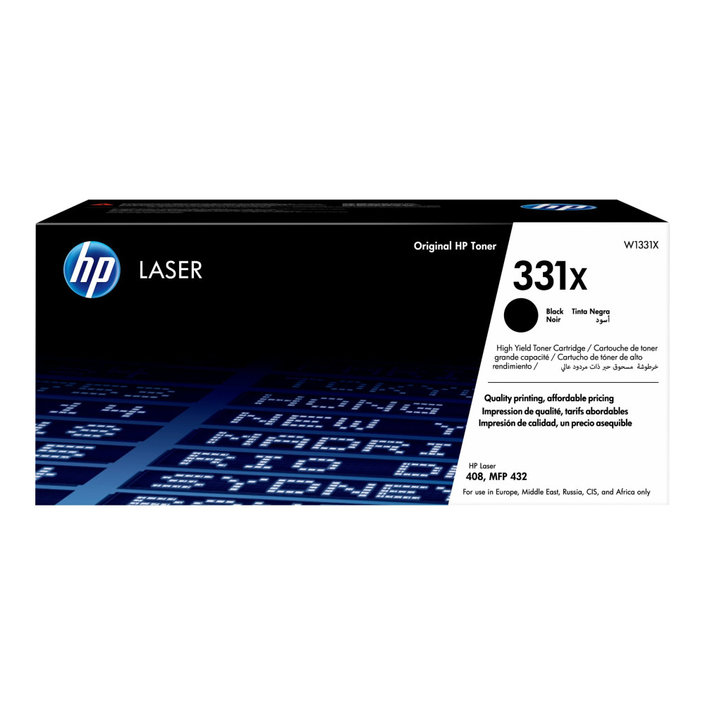 Produktbild för HP 331X - Lång livslängd - svart - original - tonerkassett (W1331X)