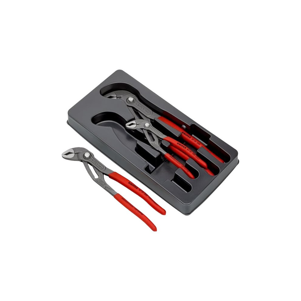 Produktbild för KNIPEX Cobra - tongue and groove pliers set - 3 delar