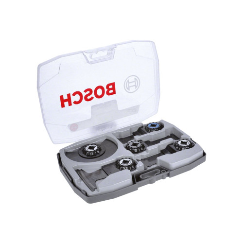 Bosch Bosch Starlock Best of Cutting bladsats för multiverktyg - för trä, metall, spånskiva, bladmetall, icke-järnhaltig metall, laminat, mjuka träslag, lövträ, parkett, soft plastic, putty, hardened metal - 5 delar