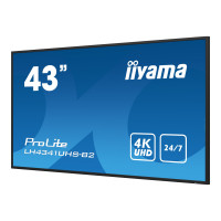 Produktbild för iiyama ProLite LH4341UHS-B2 43" Klass (42.5" visbar) LED-bakgrundsbelyst LCD-skärm - 4K - för digital skyltning