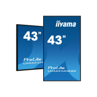 Produktbild för iiyama ProLite LH4341UHS-B2 43" Klass (42.5" visbar) LED-bakgrundsbelyst LCD-skärm - 4K - för digital skyltning