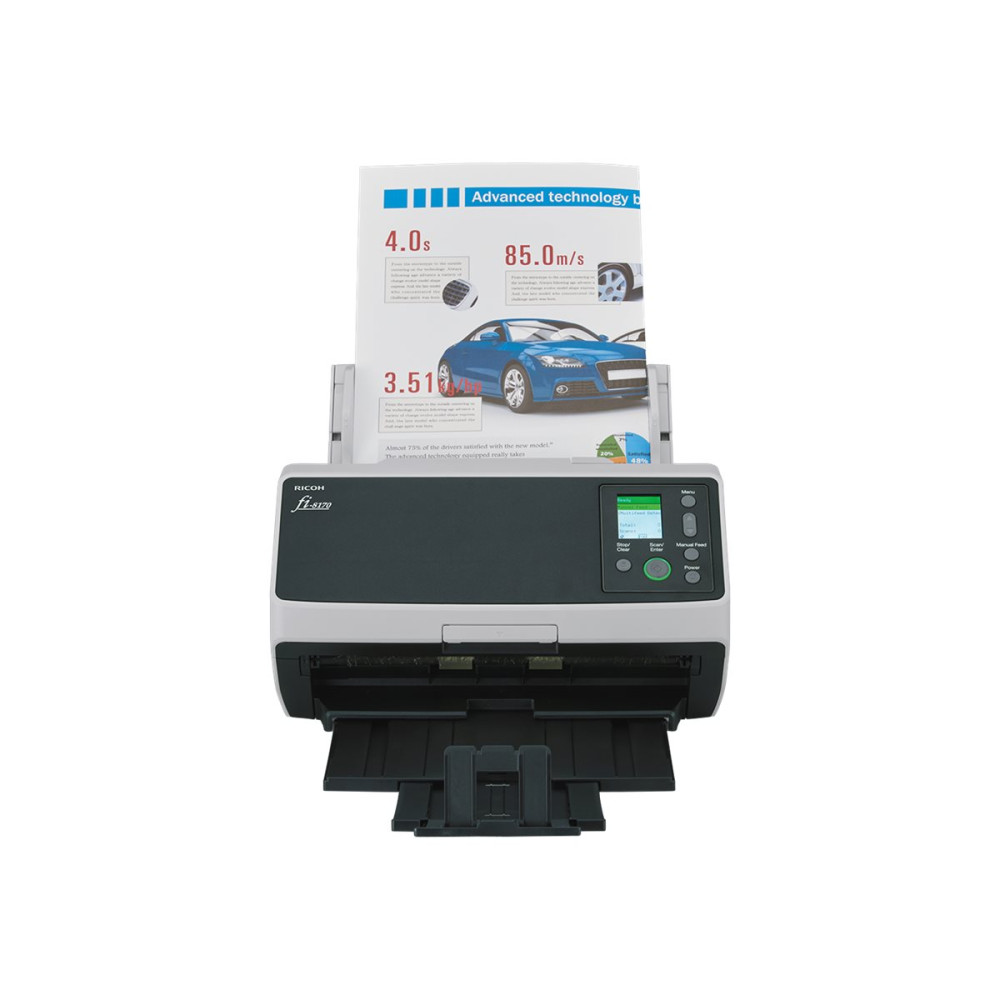 Produktbild för Ricoh fi-8170 - dokumentskanner - desktop - USB 3.2 Gen 1, Gigabit LAN