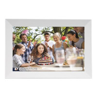 Produktbild för DENVER FRAMEO PFF-1024WHITE - digital fotoram