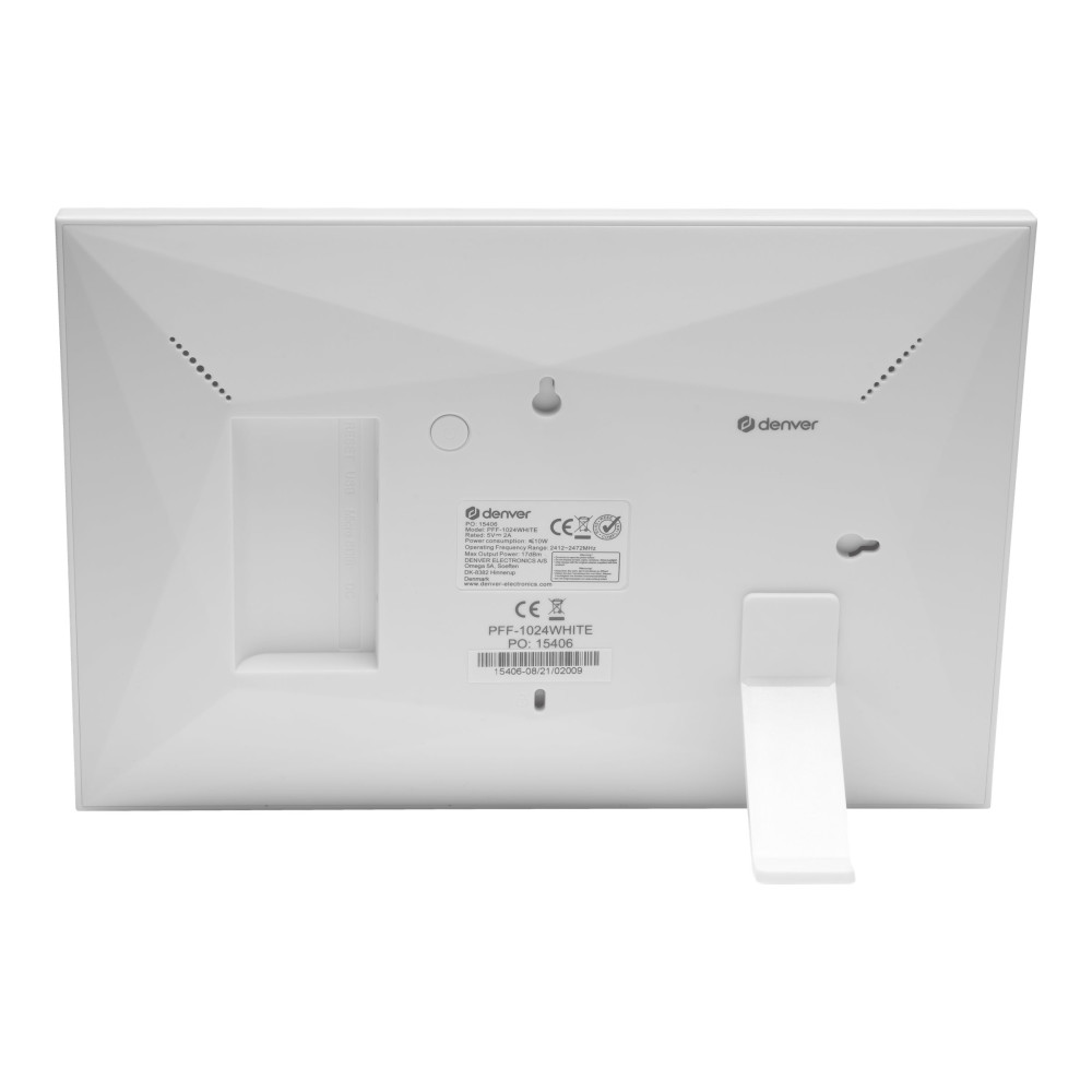 Produktbild för DENVER FRAMEO PFF-1024WHITE - digital fotoram
