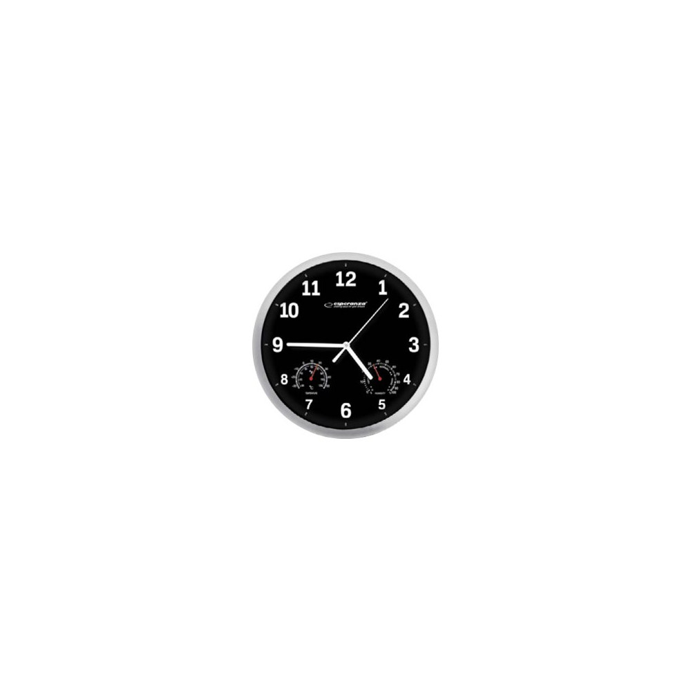 Produktbild för Esperanza LYON - klocka - kvarts - väggmonterbar - 25 cm
