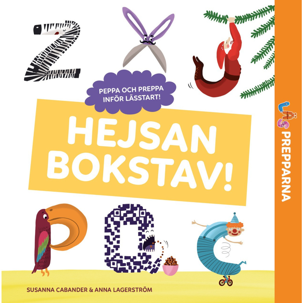 Produktbild för Hejsan bokstav! (inbunden)