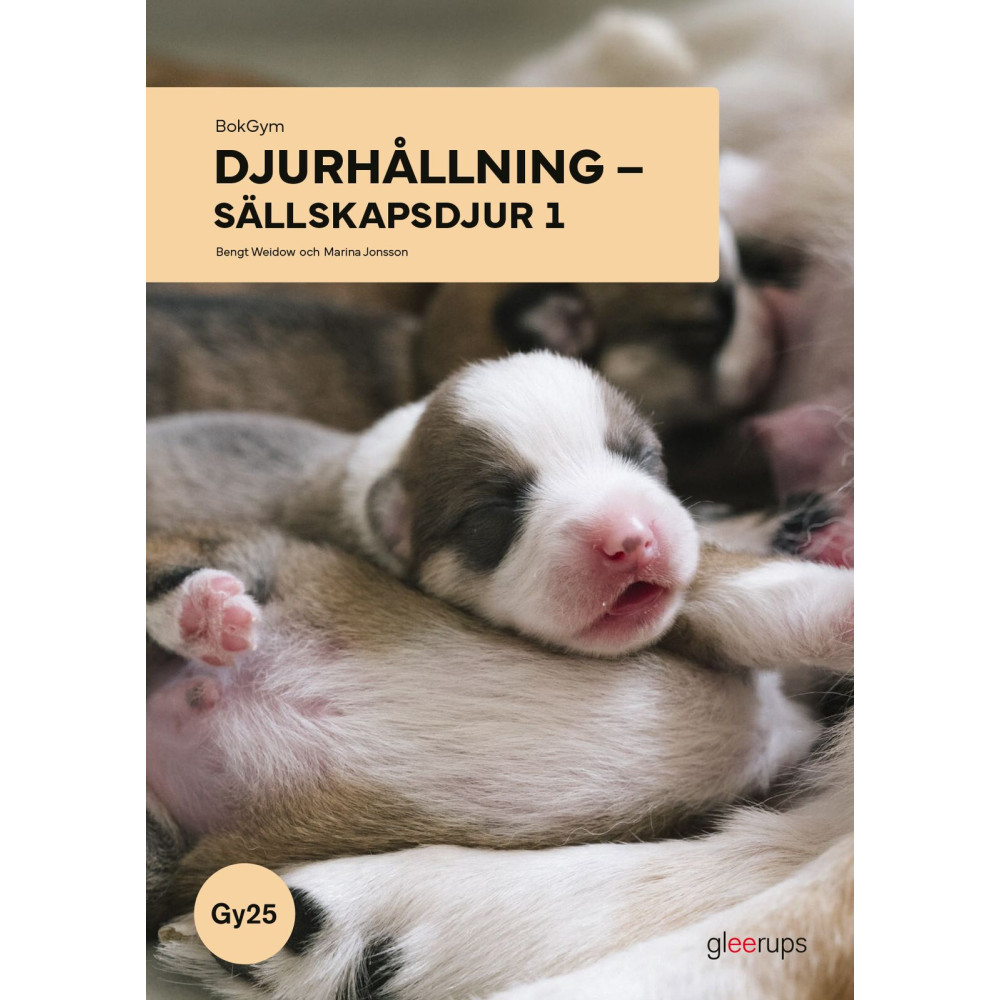 Produktbild för BokGym Djurhållning - sällskapsdjur 1, bok, Gy25 (bok, spiral)