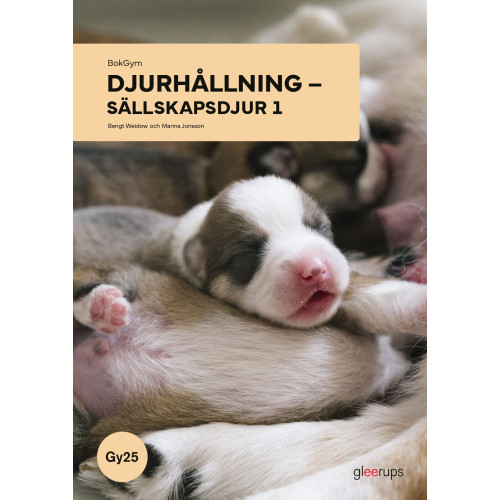 Bengt Weidow BokGym Djurhållning - sällskapsdjur 1, bok, Gy25 (bok, spiral)
