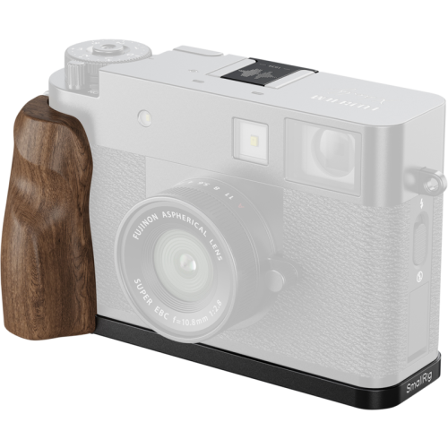 SMALLRIG SmallRig 5224 L-Shaped Mount Plate with Wooden Handle for FUJIFILM X half Black