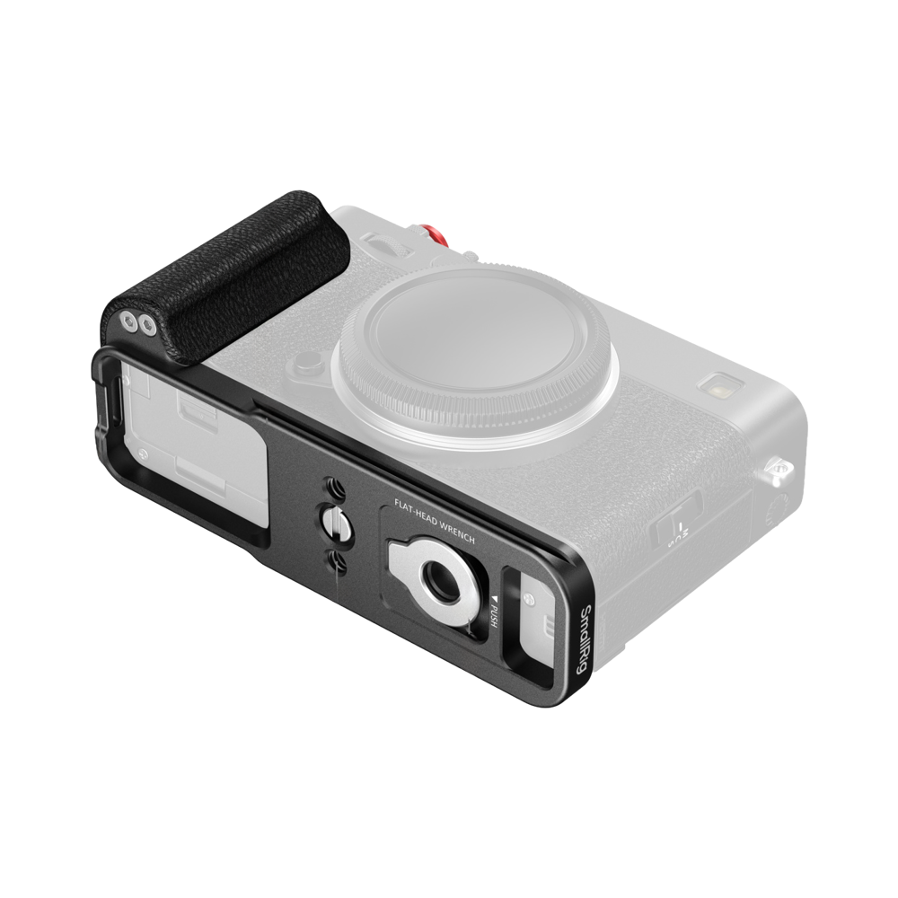 Produktbild för SmallRig 5448 L-Shaped Mount Plate with Silicone Handle for FUJIFILM X-E5 Black