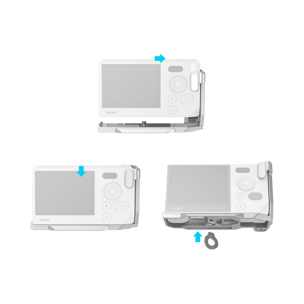 Produktbild för SmallRig 5390 L-Shaped Mount Plate with Handle for Sigma BF Silver