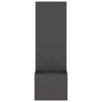Produktbild för Trädgårds integritetsskärm Svart 50 x 150 cm Kallvalsat stål