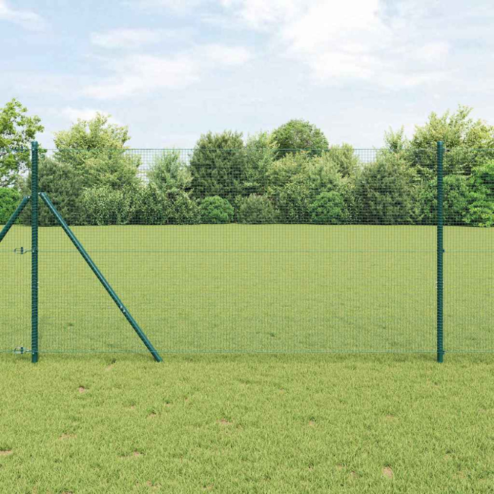 Produktbild för Markfixerat Svetsat Stängsel 10 x 1,2 m (B x H)
