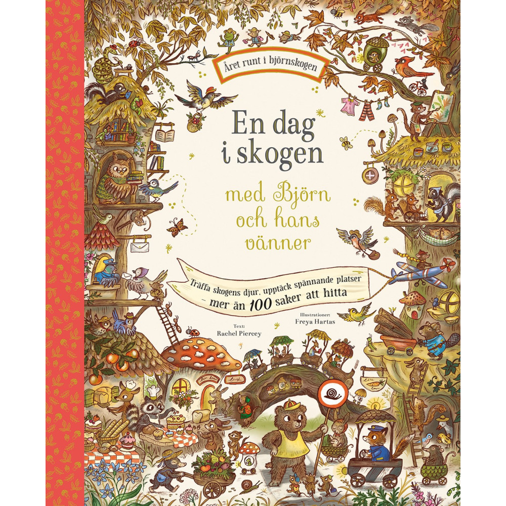 Produktbild för En dag i skogen med Björn och hans vänner (inbunden)