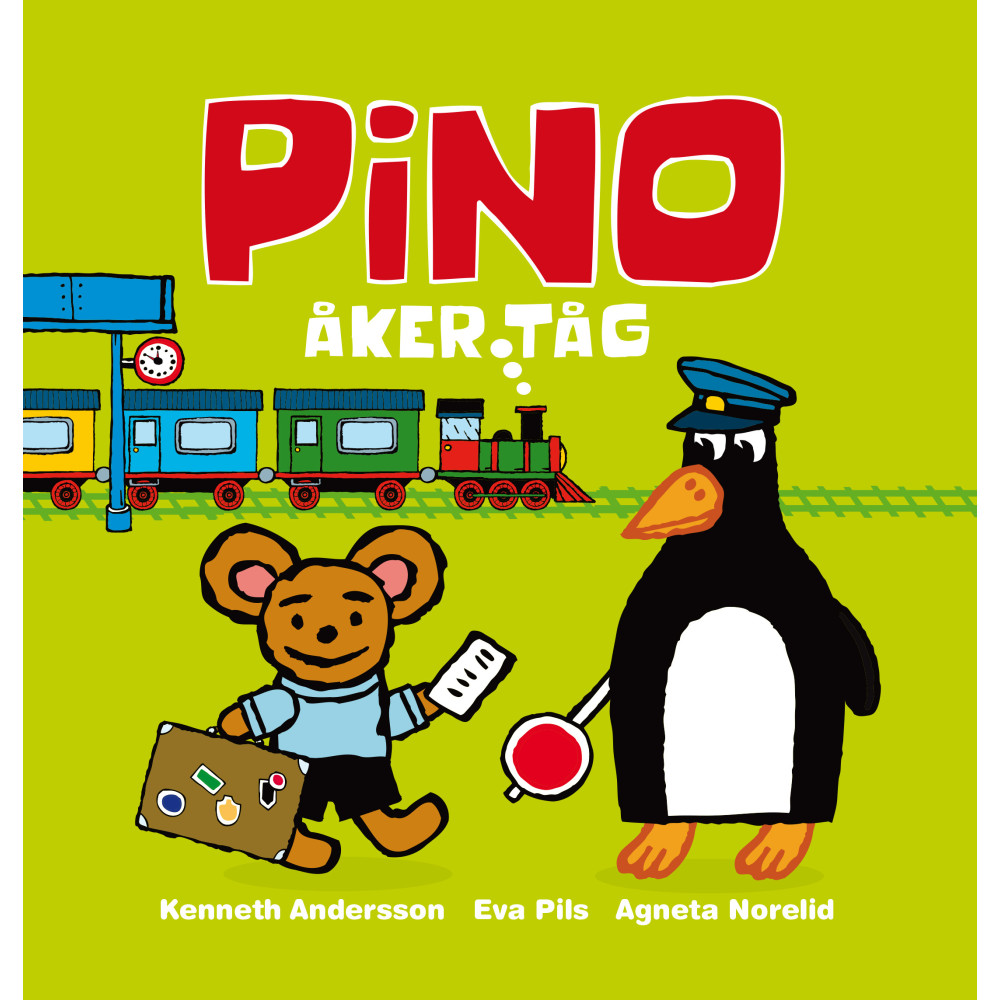 Produktbild för Pino åker tåg (inbunden)