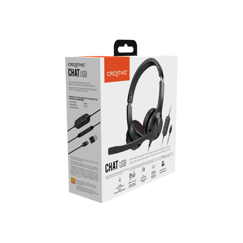 Produktbild för Creative Chat USB - headset