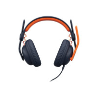 Produktbild för Logitech Zone Learn Wired Over-Ear Headset for Learners, USB-C - hörlurar med mikrofon - ersättning - USB-C
