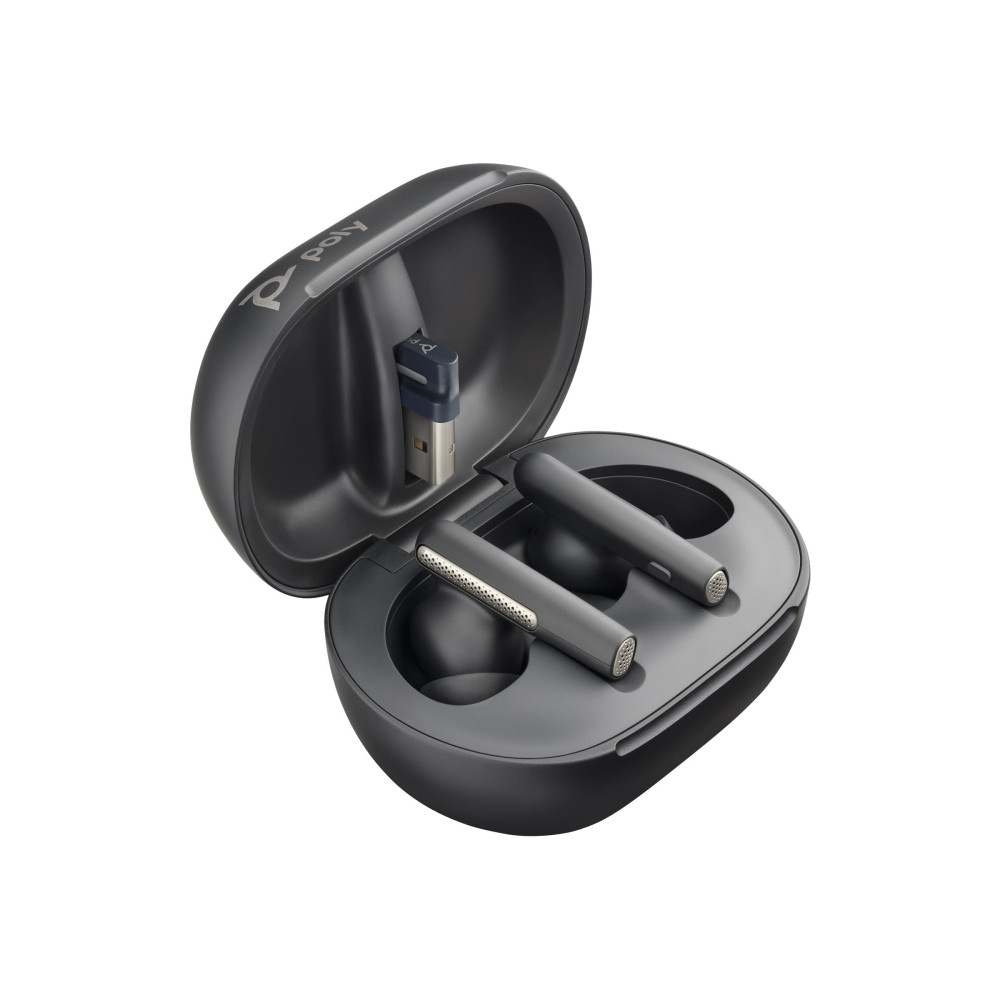 Produktbild för HP Poly Voyager Free 60+ UC M - True wireless-hörlurar med mikrofon