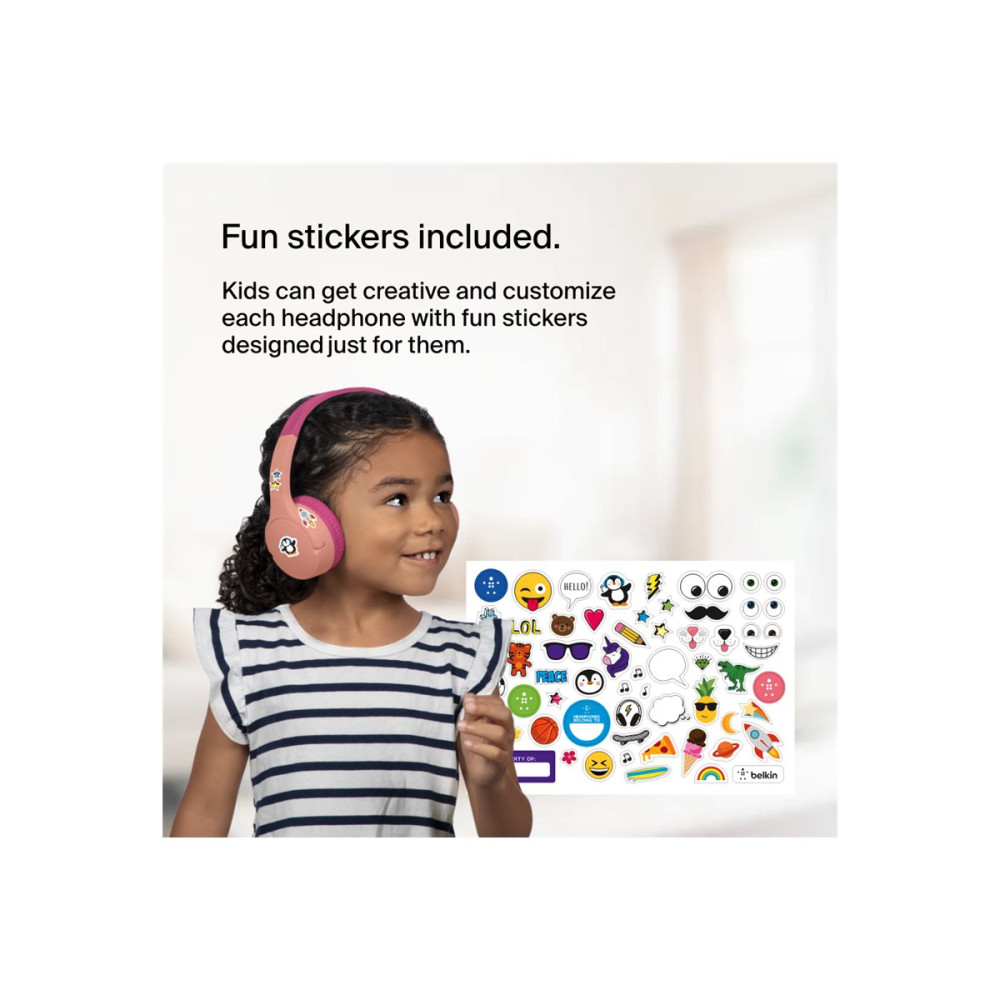 Produktbild för Belkin SoundForm Mini - hörlurar med mikrofon - 3,5 mm kontakt