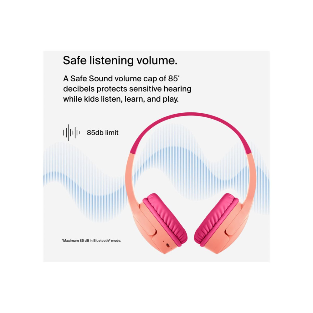Produktbild för Belkin SoundForm Mini - hörlurar med mikrofon - 3,5 mm kontakt