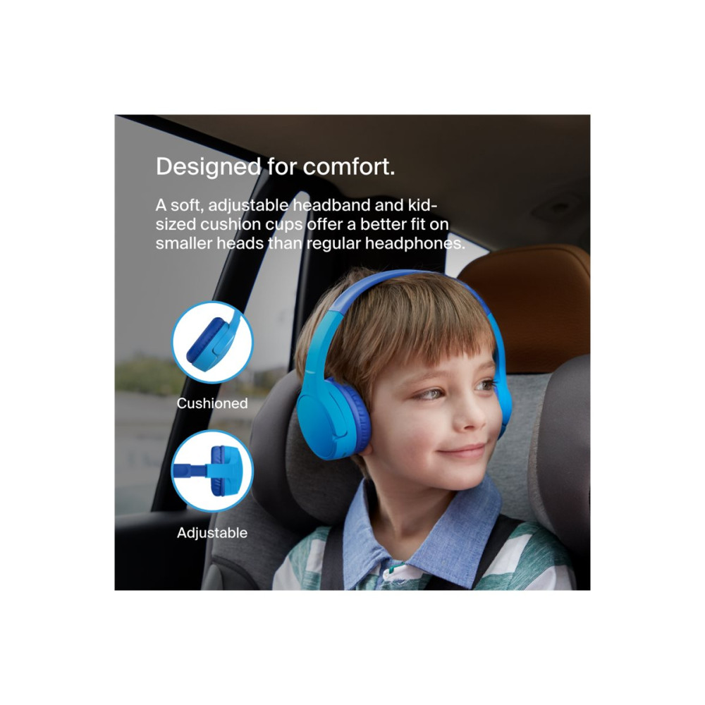 Produktbild för Belkin SoundForm Mini - hörlurar med mikrofon - 3,5 mm kontakt