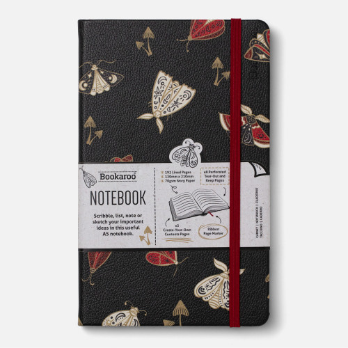 If plc Bookaroo A5 Journal - Moths