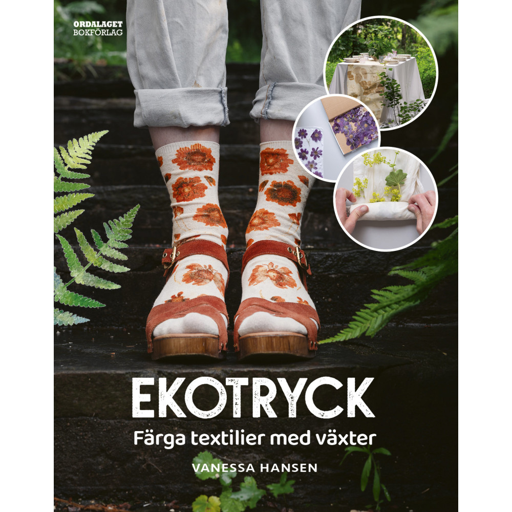 Produktbild för Ekotryck : färga textilier med växter (inbunden)