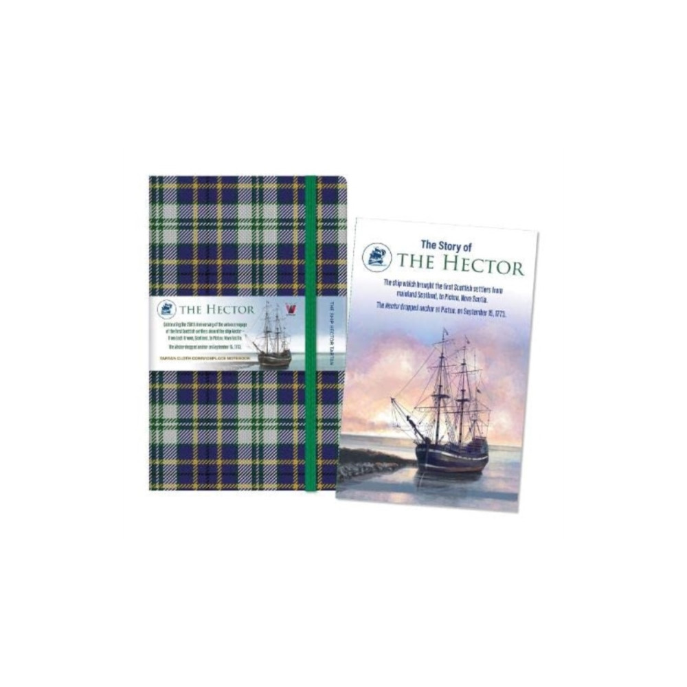 Produktbild för Waverley (L): Ship Hector Tartan Cloth Large Notebook (inbunden, eng)
