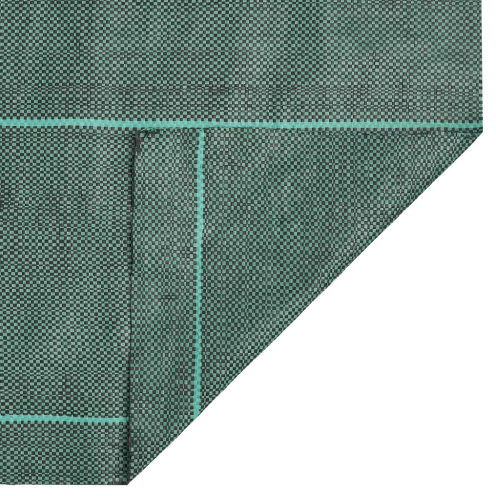 Produktbild för Ogräsmatta grön 1,5x5 m PP