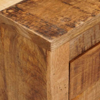 Produktbild för Sidokabinett med låda Brun 70 x 38 x 63 cm massivt mangoträ