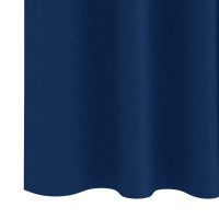 Produktbild för Mörkläggningsgardiner med Ringar 2 pcs Mörkblå 175 x 140 cm