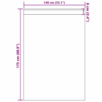 Produktbild för Mörkläggningsgardiner med Ringar 2 pcs Mörkblå 175 x 140 cm
