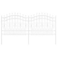 Produktbild för Trädgårdsstängsel KAMPEN 240 x 140 cm Mesh Pulverlackerad stål