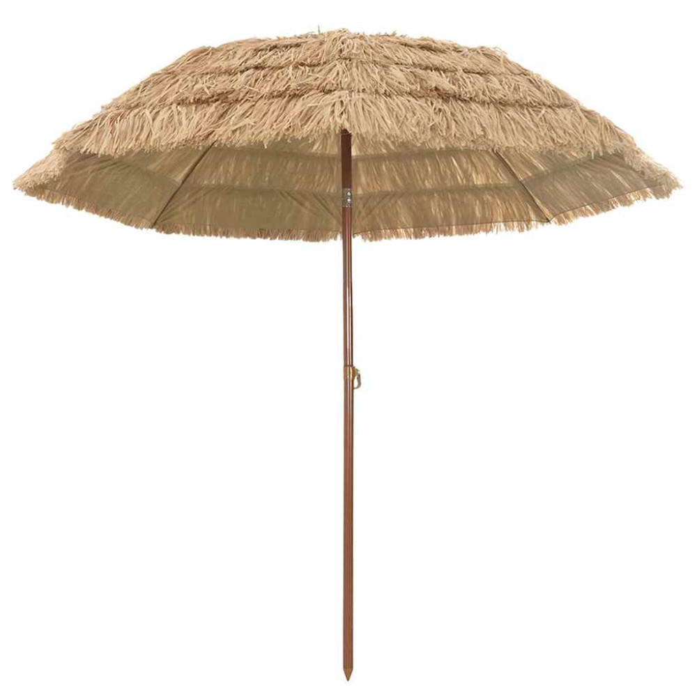 Produktbild för Trädgårdsparasol Naturfärg 255 x 255 x 255 cm