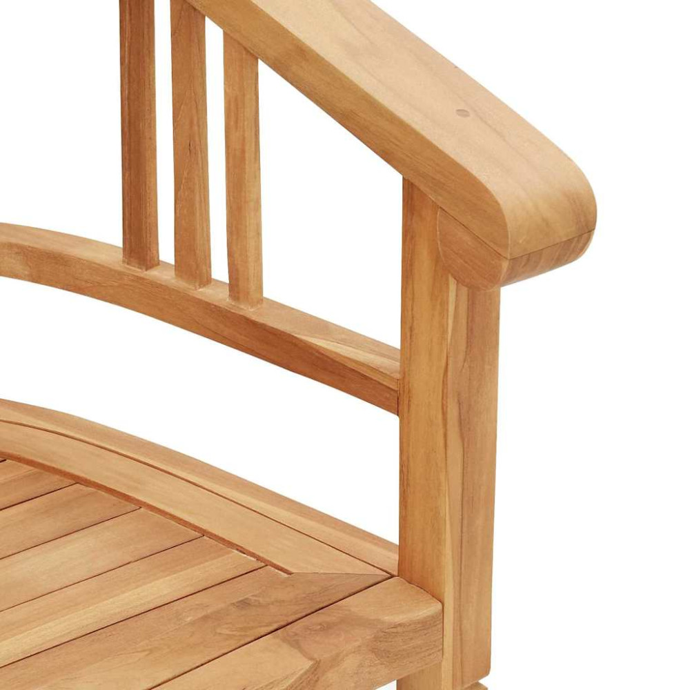 Produktbild för Stol 2 pcs Brun 63 x 58 x 89 cm Massivt teakträ