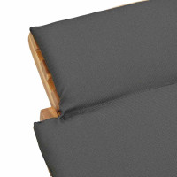 Produktbild för Trädgård Sunlounger Brun 198 x 55 x 58,5 cm Massivt teakträ