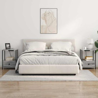 Produktbild för Nattduksbord 2 pcs Grå Sonoma 42 x 41 x 56 cm Konstruerat trä