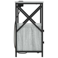 Produktbild för Nattduksbord 2 pcs Grå Sonoma 40 x 31 x 60 cm Konstruerat trä