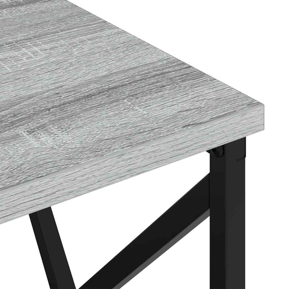 Produktbild för Nattduksbord 2 pcs Grå Sonoma 40 x 31 x 60 cm Konstruerat trä