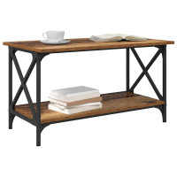 Produktbild för Kaffeebord Gammalt trä 80 x 45 x 45.5 cm Konstruerat trä