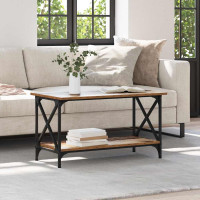 Produktbild för Kaffeebord Gammalt trä 80 x 45 x 45.5 cm Konstruerat trä