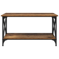 Produktbild för Kaffeebord Gammalt trä 80 x 45 x 45.5 cm Konstruerat trä