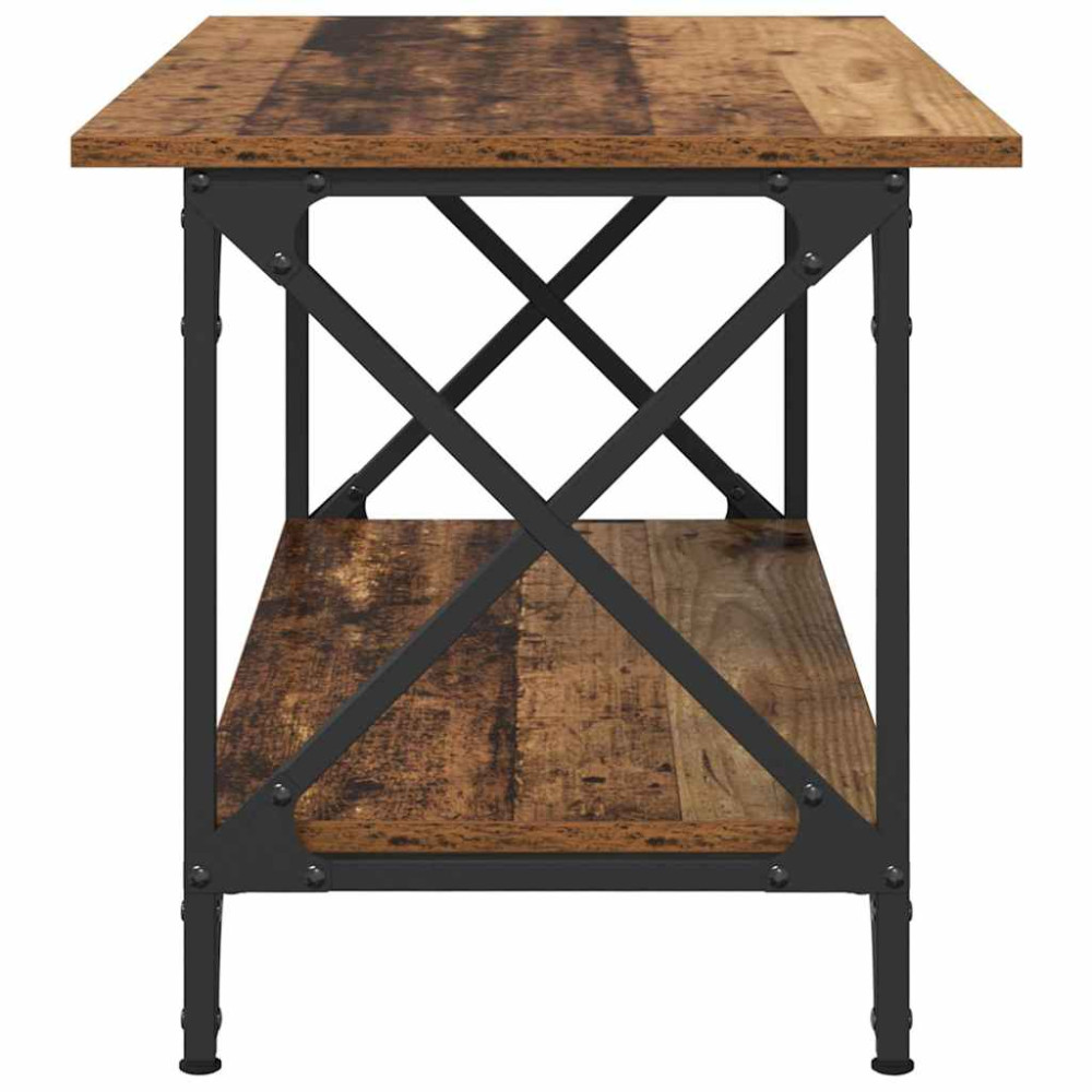 Produktbild för Kaffeebord Gammalt trä 80 x 45 x 45.5 cm Konstruerat trä