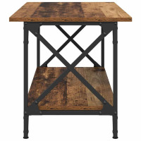 Produktbild för Kaffeebord Gammalt trä 80 x 45 x 45.5 cm Konstruerat trä