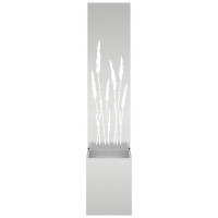 Produktbild för Trädgårds integritetsskärm Silver 32 x 150 cm Galvaniserat stål