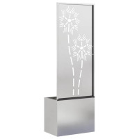 Produktbild för Trädgårds integritetsskärm Silver 50 x 150 cm Rostfritt stål