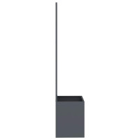 Produktbild för Trädgårds integritetsskärm Antracit 50 x 150 cm Kallvalsat stål