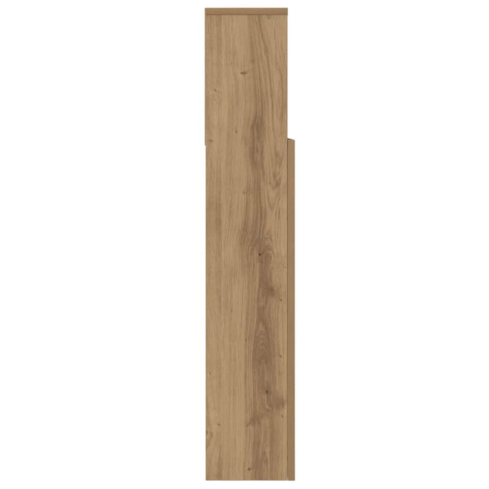 Produktbild för Sänggavelsskåp Artisan Ek 220 x 19 x 101,5 cm Konstruerat trä